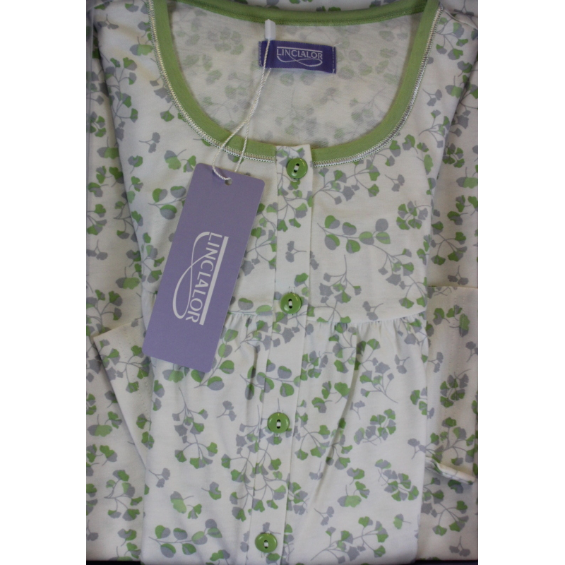 .CAMICIA NOTTE LINCLALOR COTONE 100%  MAGLINA ART.75514 TAGLIE FORTI E CALIBRATE