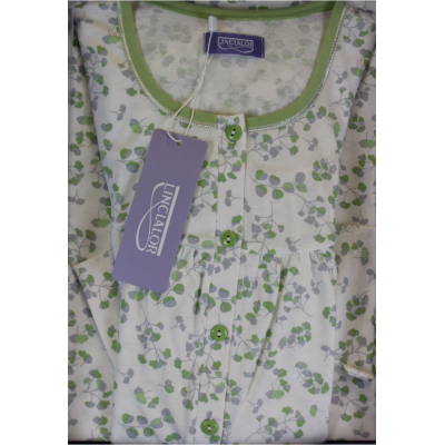 .CAMICIA NOTTE LINCLALOR COTONE 100%  MAGLINA ART.75514 TAGLIE FORTI E CALIBRATE