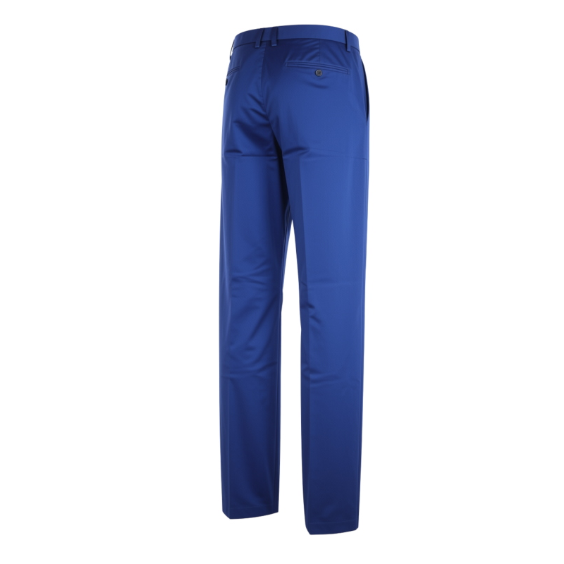 UOMO PANTALONE GAMBA ASCIUTTA COTONE ELASTICIZZATO  VITA ALTA CINTOLO CON ELASTICO TG. 46-62