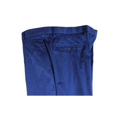 UOMO PANTALONE GAMBA ASCIUTTA COTONE ELASTICIZZATO  VITA ALTA CINTOLO CON ELASTICO TG. 46-62