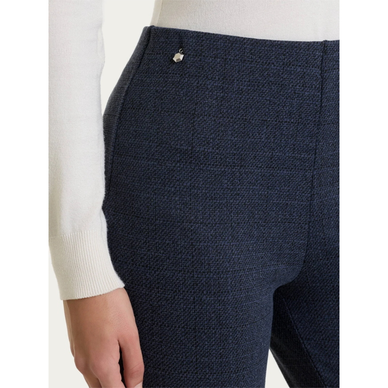 PANTALONE DONNA RAGNO dritto con tweed pattern in Jacquard ART.DT60PO