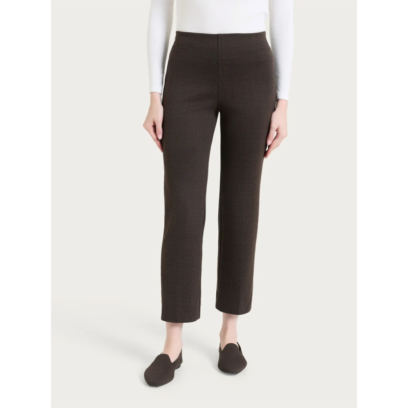 PANTALONE DONNA RAGNO dritto con tweed pattern in Jacquard ART.DT60PO