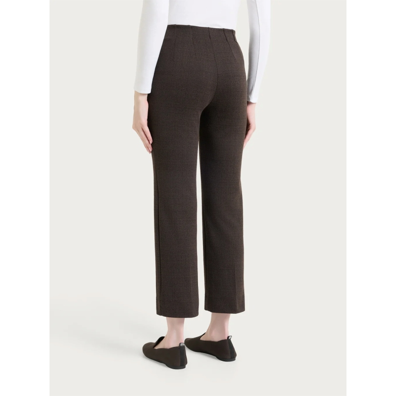 PANTALONE DONNA RAGNO dritto con tweed pattern in Jacquard ART.DT60PO