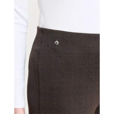 PANTALONE DONNA RAGNO dritto con tweed pattern in Jacquard ART.DT60PO