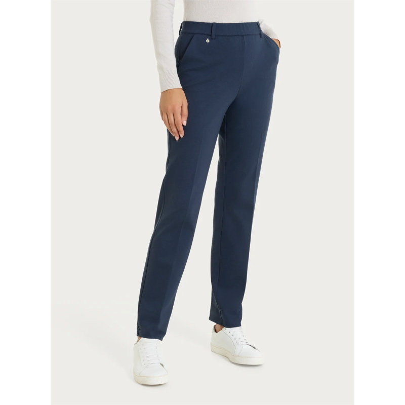 PANTALONE DONNA RAGNO dritto con tasche in Compact con Cashmere ART.DR25PP