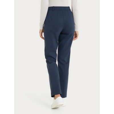 PANTALONE DONNA RAGNO dritto con tasche in Compact con Cashmere ART.DR25PP