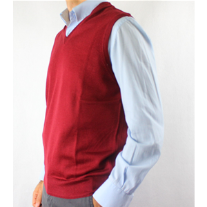 .GILET UOMO UNITO 80% LANA MERINOS MADE IN ITALY M-3XL 5 COLORI