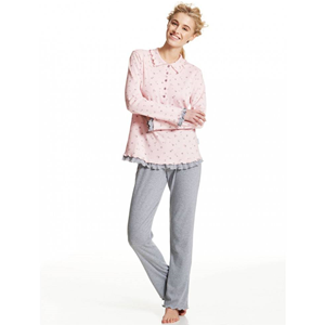 PIGIAMA DONNA RAGNO CALDO COTONE N13771 