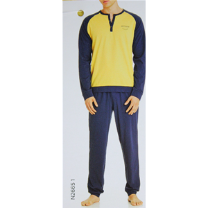 .PIGIAMA UOMO RAGNO 100% COTONE SERAFINO ART.N26651