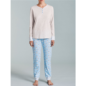 PIGIAMA DONNA RAGNO COTONE D242N1