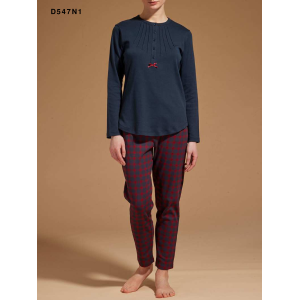 PIGIAMA DONNA RAGNO CALDO COTONE D547N1