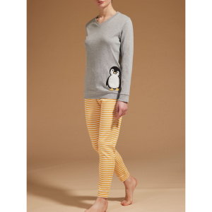 PIGIAMA DONNA RAGNO CALDO COTONE D521N2