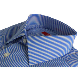 CAMICIA UOMO 100% COTONE LAVORAZIONE ARTIGIANALE MADE IN ITALY 39-50 REGULAR RIGHE