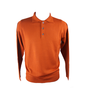 .MAGLIA UOMO POLO 3 BOTTONI.LANA MERINOS 80%.MADE IN ITALY M-3XL VARI COLORI