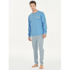 .PIGIAMA UOMO RAGNO 100% COTONE SERAFINO ART.U478N1