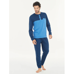 .PIGIAMA UOMO RAGNO 100% COTONE SERAFINO ART.U468N1