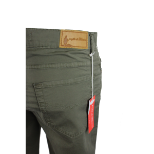.UOMO  PANTALONE  5 TASCHE MADE IN ITALY VITA REGOLARE GAMBA DRITTA COTONE ELASTICIZZATO LEGGERO  ART.PIOMBINO