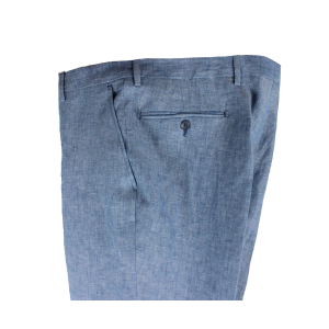 .PANTALONE UOMO CLASSICO PURO LINO FINO ALLA TG.71 VESTIBILITÀ COMODA TAGLIE FORTI  8 COLORI