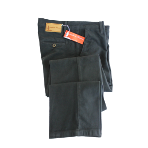 PANTALONE UOMO CHINO MADE IN ITALY VITA REGOLARE GAMBA DRITTA COTONE INVERNALE ELASTICIZZATO  ART.BARONTOLI