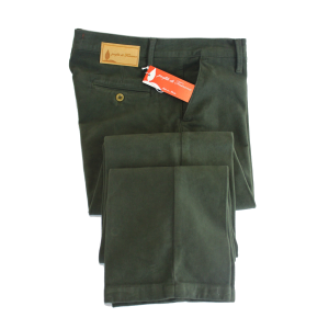 .PANTALONE UOMO CHINO MADE IN ITALY VITA REGOLARE GAMBA DRITTA COTONE INVERNALE ELASTICIZZATO  ART.BARONTOLI