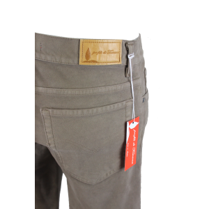 PANTALONE UOMO 5 TASCHE MADE IN ITALY VITA REGOLARE GAMBA DRITTA COTONE INVERNALE ELASTICIZZATO   ART.IESA