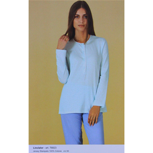 PIGIAMA DONNA LINCLALOR 100% COTONE.ANCHE TAGLIE FORTI.CALIBRATO.tg 44-60