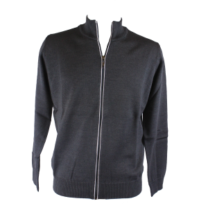 .GIACCA UOMO ZIP FINO TG 7XL MADE IN ITALY MISTO LANA 