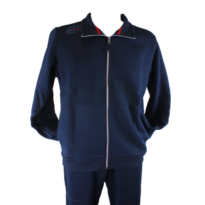 TUTA UOMO CAMPAGNOLO FELPATA APERTA CON CERNIERA E TASCHE   ART.8Q77277
