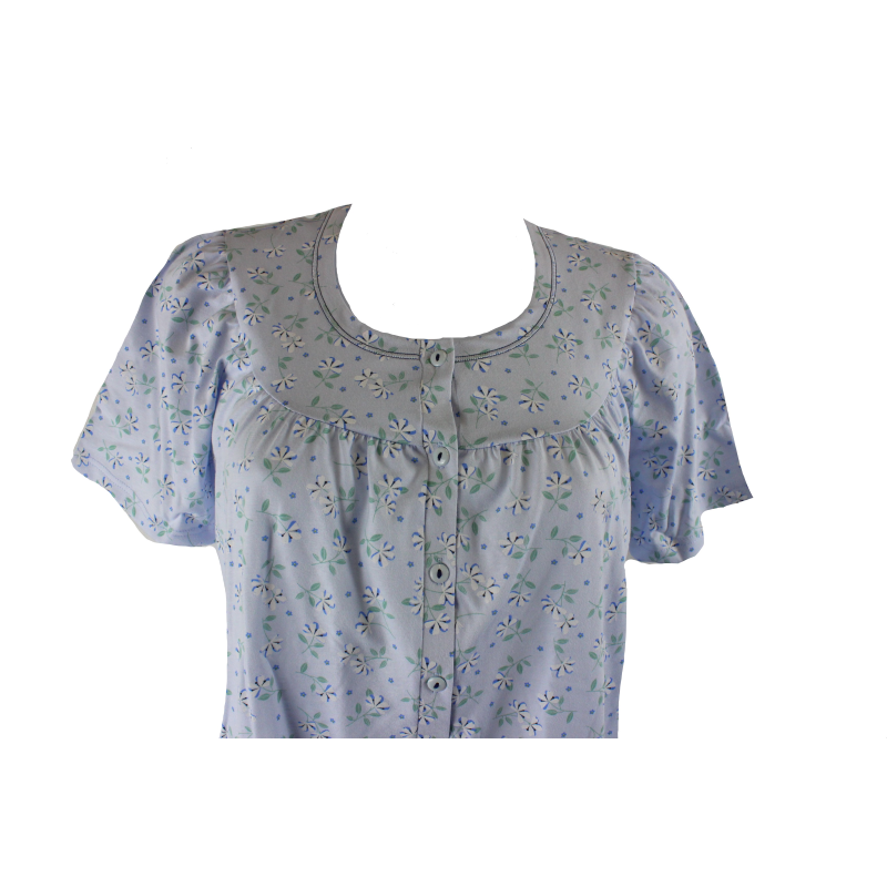 Camicia Da Notte In Cotone - Taglie Forti Fino Alla 60 - Linclalor - Foto 11