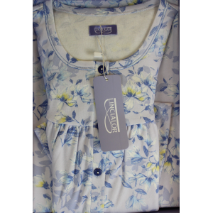 CAMICIA NOTTE LINCLALOR ART.92061 CALDO COTONE 100% COTONE MAGLINA TAGLIE FORTI E MANICA RAGLAN FINO ALLA TG.60 