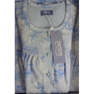 .CAMICIA NOTTE LINCLALOR 100% COTONE MAGLINA  TAGLIE FORTI E CALIBRATE ART.75108