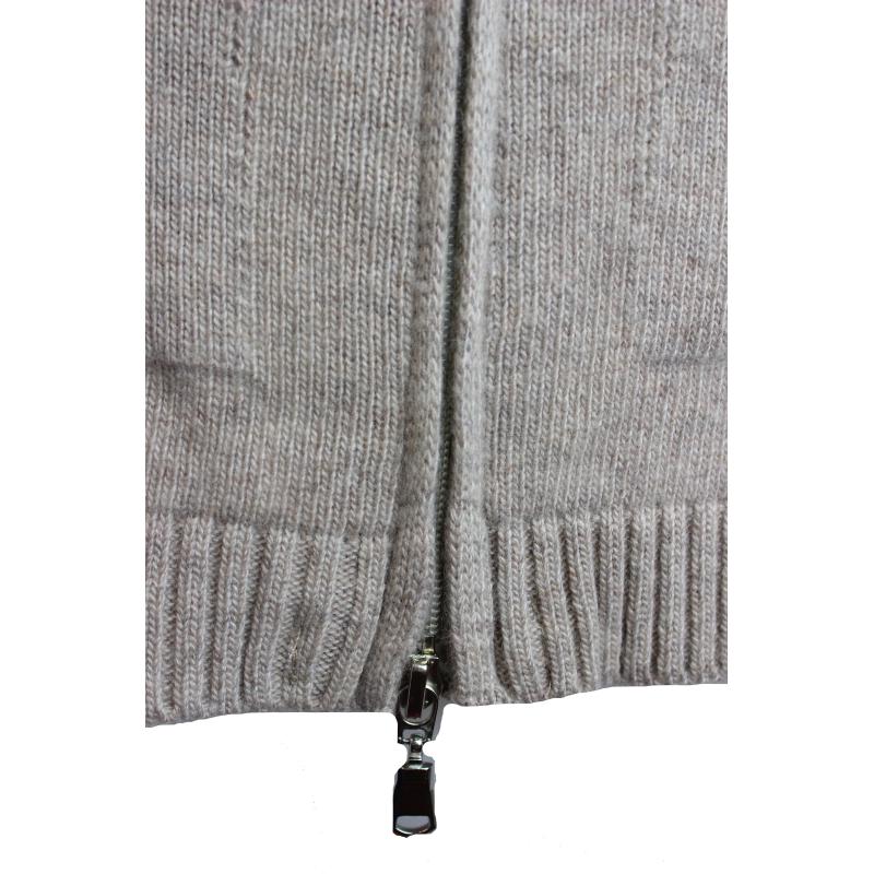 GIACCA DONNA ZIP TASCHE MADE IN ITALY MISTO LANA VISCOSA E CASHMERE ART.40050