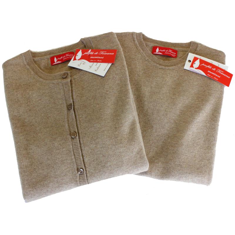 .TWIN SET DONNA GIACCA COREANA E MAGLIA MANICA CORTA MISTO LANA VISCOSA CASHMERE MADE IN ITALY ART.10075