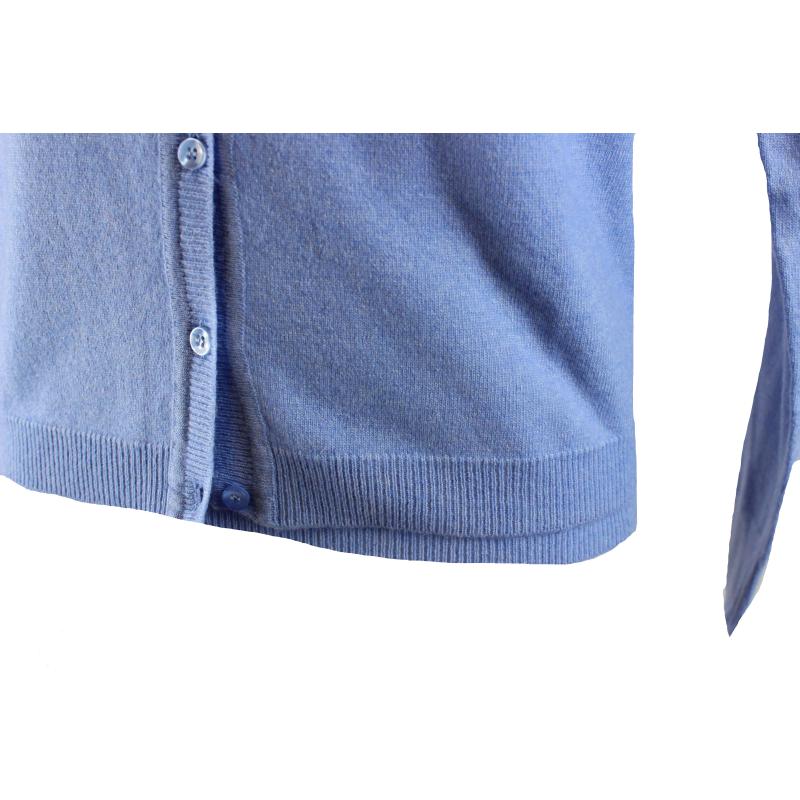 .TWIN SET DONNA GIACCA COREANA E MAGLIA MANICA CORTA MISTO LANA VISCOSA CASHMERE MADE IN ITALY ART.10075