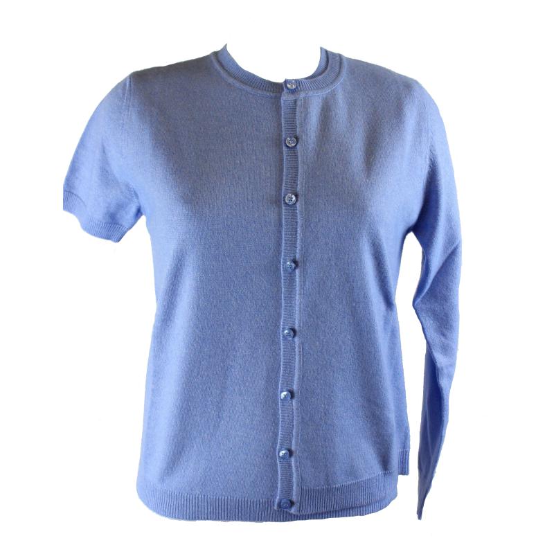 .TWIN SET DONNA GIACCA COREANA E MAGLIA MANICA CORTA MISTO LANA VISCOSA CASHMERE MADE IN ITALY ART.10075