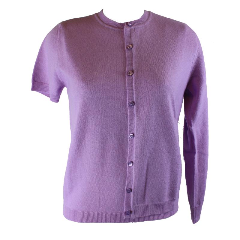 .TWIN SET DONNA GIACCA COREANA E MAGLIA MANICA CORTA MISTO LANA VISCOSA CASHMERE MADE IN ITALY ART.10075