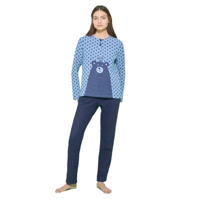 PIGIAMA DONNA RAGNO COTTON ECOPILE ART.DO47N1