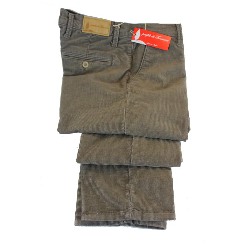 .PANTALONE UOMO CHINO MADE IN ITALY VITA REGOLARE GAMBA DRITTA COSTINA EFFETTO VELLUTINO INVERNALE ELASTICIZZATO ART.CORTONA
