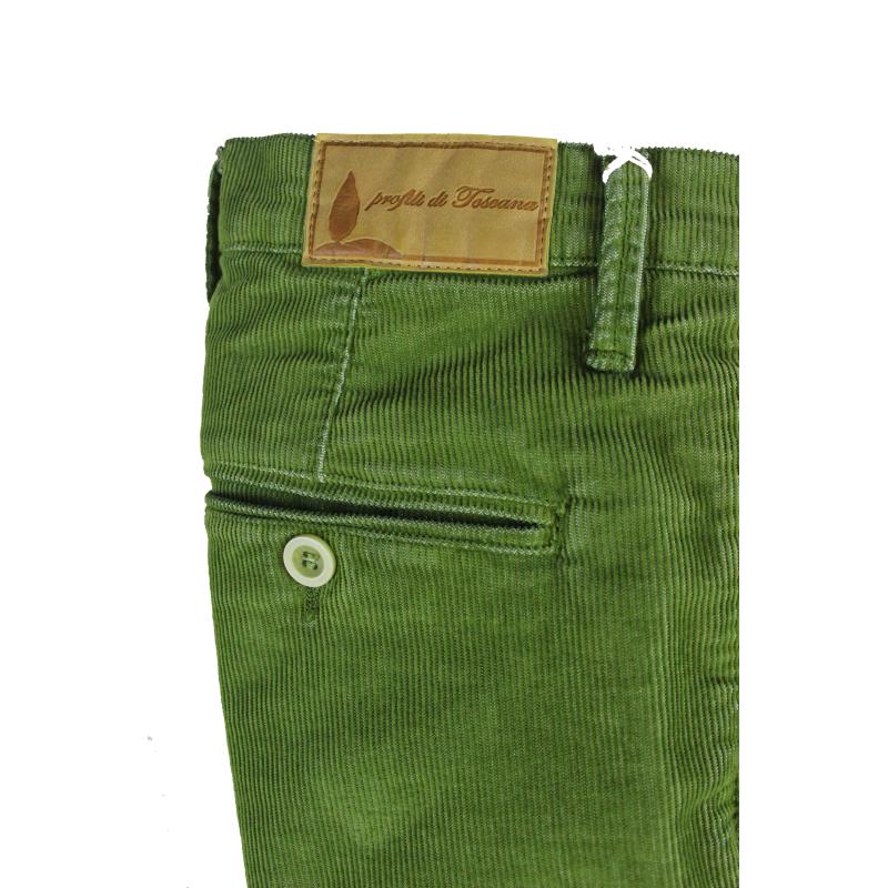 .PANTALONE UOMO CHINO MADE IN ITALY VITA REGOLARE GAMBA DRITTA COSTINA EFFETTO VELLUTINO INVERNALE ELASTICIZZATO ART.CORTONA