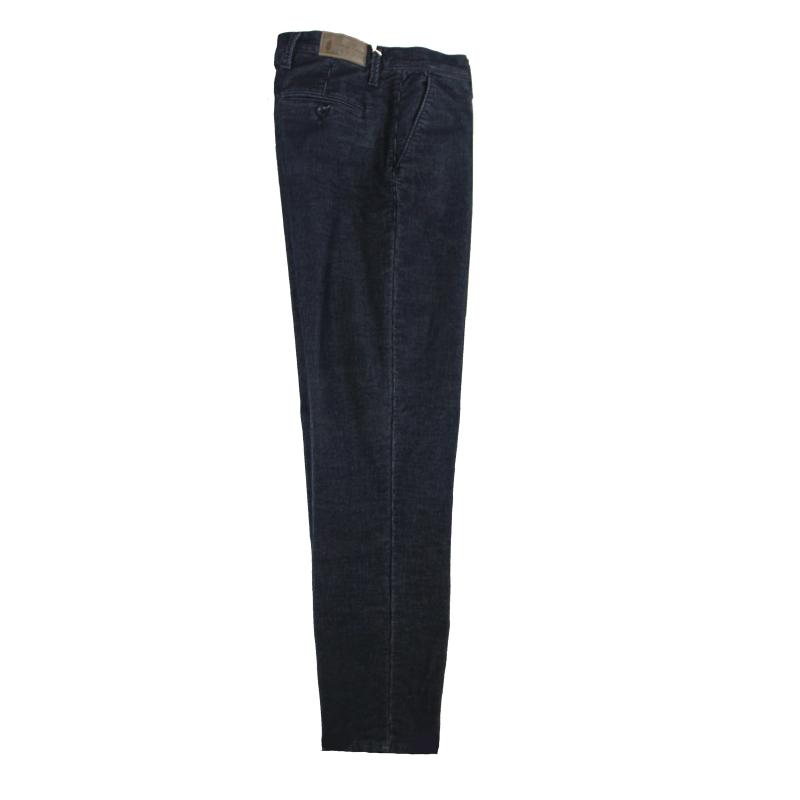 .PANTALONE UOMO CHINO MADE IN ITALY VITA REGOLARE GAMBA DRITTA COSTINA EFFETTO VELLUTINO INVERNALE ELASTICIZZATO ART.CORTONA