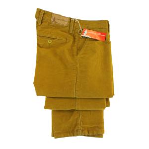 .PANTALONE UOMO CHINO MADE IN ITALY VITA REGOLARE GAMBA DRITTA COSTINA EFFETTO VELLUTINO INVERNALE ELASTICIZZATO ART.CORTONA