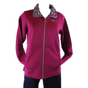 TUTA DONNA CAMPAGNOLO FELPATA APERTA CERNIERA CON TASCHE PALESTRA SPORT GINNASTICA ART.8Q76458 CIPOLLA