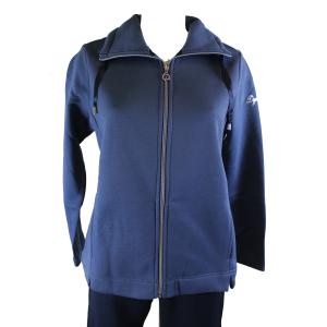 TUTA DONNA CAMPAGNOLO FELPATA APERTA CERNIERA CON TASCHE FINO ALLA TG 58 PALESTRA SPORT GINNASTICA ART.8Q76461 AVIAZIONE