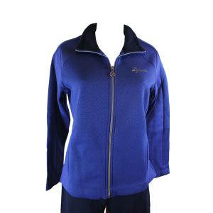 TUTA DONNA CAMPAGNOLO FELPATA APERTA CERNIERA CON TASCHE FINO ALLA TG 58 PALESTRA SPORT GINNASTICA ART.8Q76466 INDACO