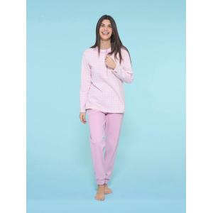 .PIGIAMA DONNA RAGNO A SERAFINO di CALDO COTONE ART.DO02N1