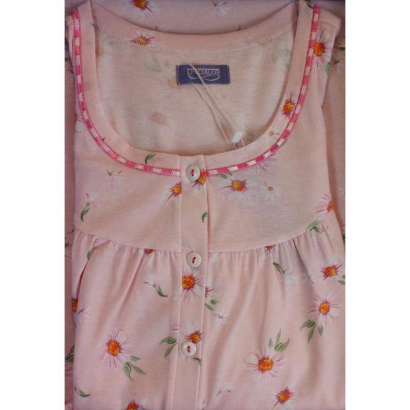 .CAMICIA NOTTE LINCLALOR ART.75186 MANICA CORTA 100% COTONE MAGLINA MANICA RAGLAN FINO ALLA TG.60 TAGLIE FORTI E CALIBRATE
