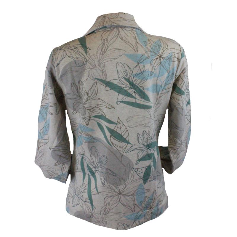 .FELPA DONNA CAMPAGNOLO PRIMAVERILE APERTA ZIP TASCHE FANTASIA ART.2E9006