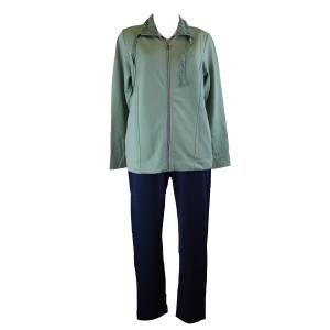 .TUTA DONNA. CAMPAGNOLO ART.8E76493GARZATA APERTA CON CERNIERA E TASCHE  PALESTRA SPORT GINNASTICA PRIMAVERA