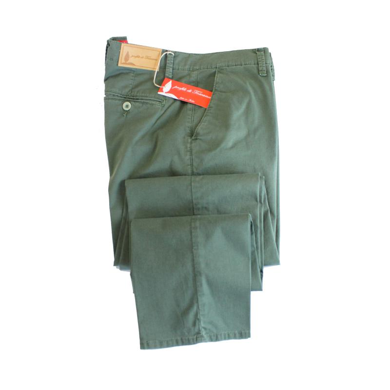 .UOMO PANTALONE CHINO MADE IN ITALY VITA REGOLARE GAMBA DRITTA MICROFANTASIA COTONE ELASTICIZZATO LEGGERO ART.VENTURINA