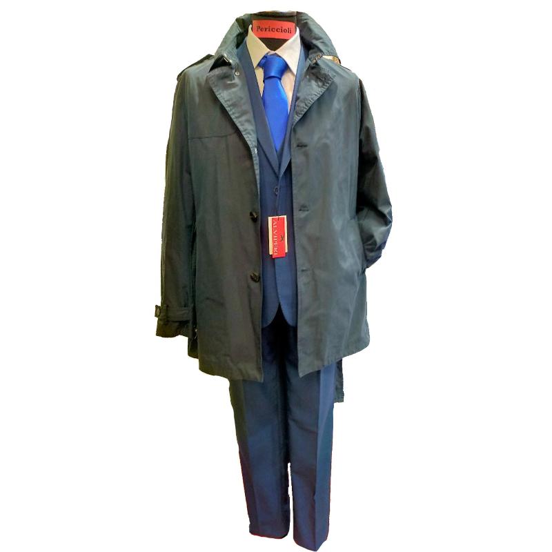 ..SOPRABITO UOMO TRENCH TRE QUARTI CON CINTURA TG.M-3XL